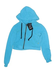 NWT Love, Auntie Girls Blue Zip Up Hoodie Small kids - Picture 1 of 2
