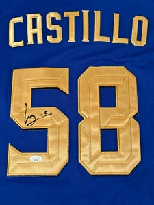 LUIS CASTILLO Seattle Mariners signed auto autographed City Connect Jersey JSA - Picture 1 of 4