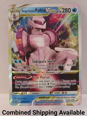 Origin Forme Palkia VSTAR SWSH254 SWSH: Sword & Shield Promo Cards LP Holo 16921 - Image 1 of 2