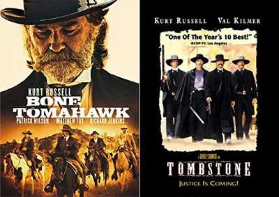 Bone Tomahawk & Tombstone 2 DVD Set Kurt Russell New - Image 1 of 3