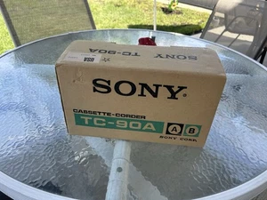 Sony Tc-90a Cassette Corder New Open Box - Picture 1 of 13