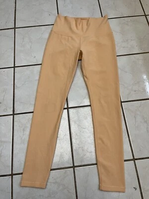 Calia by CARRIE UNDERWOOD Melocotón Tiro Alto STAY THE PATH Leggings Acanalados Talla S Foto 1 de 4