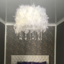 Set Acrylic Crystal Beads Chandelier Ceiling Light Pendant Wedding Home Decors