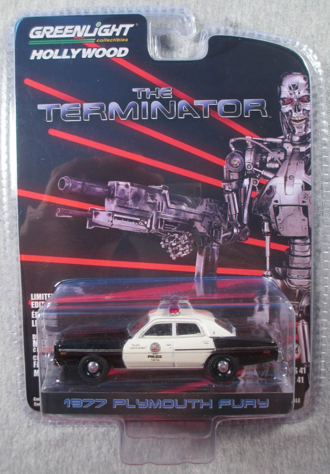 2025 Greenlight Hollywood The Terminator Series 41 1977 Plymouth Fury w/RR