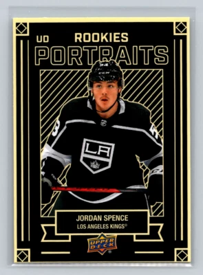 2022-2023 Upper Deck S2 #P-48 Jordan Spence - UD Rookie Portraits -Kings - Image 1 of 2