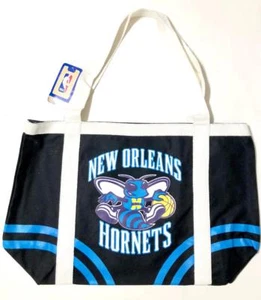 New Orleans Hornets Large Black Tailgate Shopping Beach Pool Tote Bag - New - Picture 1 of 3