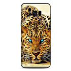 Skins Decals for Samsung Galaxy S8 - Leopard with Blue Eyes