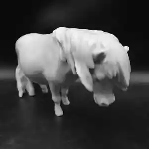 Meissen Weiss Blanc De Chine Shetland Pony perfette condizioni - Foto 1 di 12