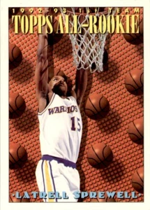 1993-94 Topps Latrell Sprewell Golden State Warriors #153 - Imagen 1 de 2