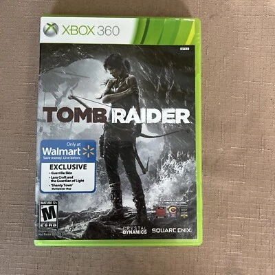 Tomb Raider Microsoft Xbox 360 Walmart Exclusive Complete In Box TESTED - Image 1 of 3