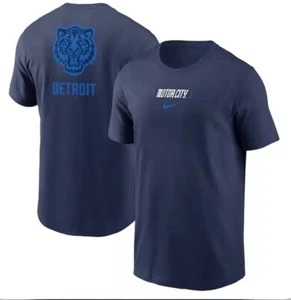 Detroit Tigers Motor City Nike City Connect T-Shirt - Navy *SAME DAY SHIPPING* - Picture 1 of 7
