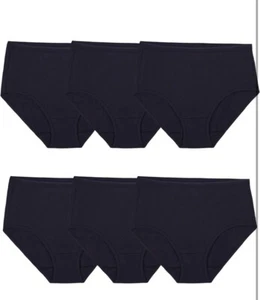 Fruit of the Loom Women's Eversoft Cotton Brief Underwear Size 6 Pack Of 2 - Picture 1 of 3