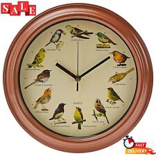 out of The Blue Plastic Wall Clock With Birds Design Multi Colour 32x5x32 Cm