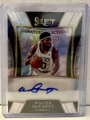 2021-22 Panini Select - Walter McCarty - Signature Selections - Auto! - Image 1 of 2