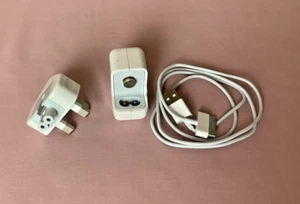 Apple USB Charging Cable Dock Connector & 10W USB Power Adaptor - Zdjęcie 1 z 5