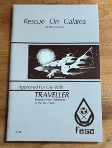 Rescue On Galatea, Traveller, FASA, 1982, With Map - Picture 1 of 1