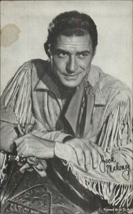 Cowboy Actor Jack Mahoney Exhibit Arcade Card
