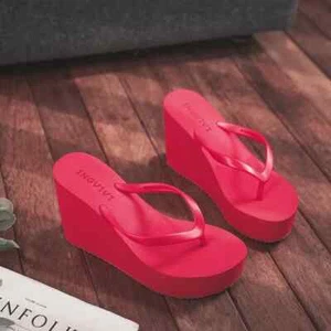 Summer Women Wedge Platform Slippers Outdoor Sports Beach Flip Flops Shoes - Picture 1 of 31