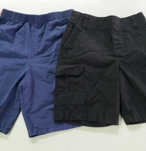 2 Shorts Boy Size 5 Arizona and 365 kids - Black and Navy  - Picture 1 of 7