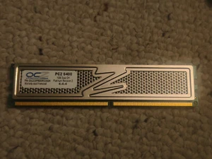 OCZ 1GB DDR2 Desktop RAM Memory OCZ2P800R22GK PC2-6400 heatsink 4-4-4 - Picture 1 of 2