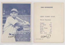 1973 TCMA 1941 Brooklyn Dodgers Lewis Riggs