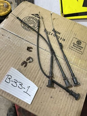 1970 1981 CAMARO FIREBIRD TRANS AM Fresh Air Cowl Vent Duct Kick Panel Cables Oe - Image 1 of 4