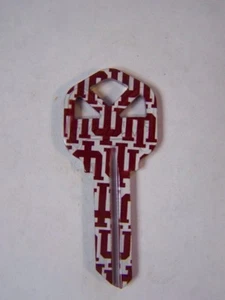 NCAA Indiana Hoosiers KW1 House key blank - Picture 1 of 1
