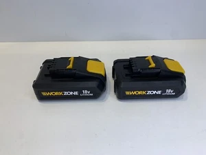 2x Workzone 18v Li-ion 1.5Ah Cordless Drill Power Tool Battery ABP118W1 Genuine - Picture 1 of 14