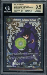 BGS 9.5 Gem Mint - Goku Black Unforseen Darkness Gold Holo - Dragon Ball Super - Picture 1 of 4
