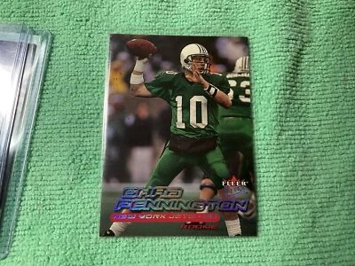 2000 FLEER  ULTRA  ROOKIE Football  CHAD PENNINGTON New York Jets Nm Mint - Image 1 of 4