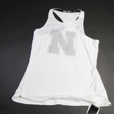 Nebraska Cornhuskers adidas Climalite Sleeveless Shirt Women's White New Cover