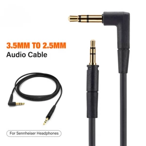 Audio Cable for Sennheiser Headphones 2.5mm to 3.5mm Replacement Aux Cord 1.45m - Picture 1 of 7