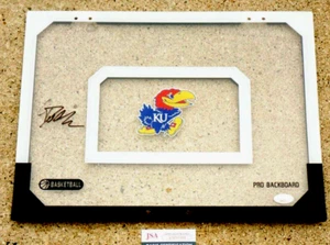 Grady Dick Jayhawks pannello posteriore firmato JSA COA KANSAS - Foto 1 di 4