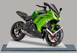 MOTO KAWASAKI ER6F -09 , Reloj en modela miniatura - Picture 1 of 1