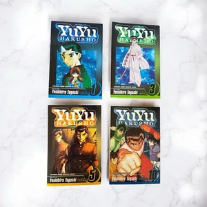 Yu Yu Hakusho English Manga Lot Of 4 Vol. 1,3,5 & 10  Yoshihiro Togashi - Imagen 1 de 3