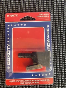 US Hardware- Fuel Line Connector 3/8" Barb Acetal Female - OMC Johnson/Evinrude - Foto 1 di 3