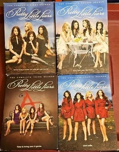 Pretty Little Liars - Complete Seasons 1 2 3 4 DVD Set Sets FREE SHIPPING! - Picture 1 of 2
