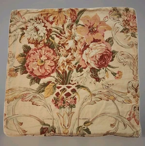 RALPH LAUREN USA Guinevere Throw Pillow Cover Sham 16x16 Aragon Vintage Cotton  - Picture 1 of 6
