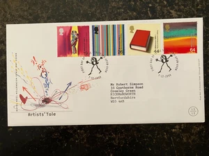 Reino Unido 1999 - Millennium Artist's Tale Folleto sellos FDC Stratford-Upon - Imagen 1 de 1