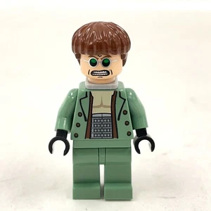 LEGO Spider Man: Sand Green Doctor Octopus/Doc Ock Minifigure spd027 W/O Arms - Picture 1 of 3