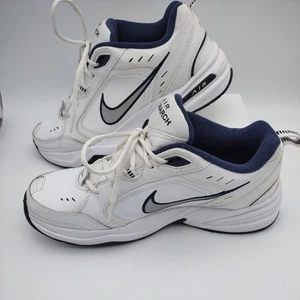 Nike Air Monarch IV weiß metallic silber 415445-102 Herren Größe 10 - Bild 1 von 17