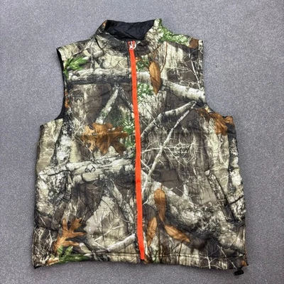 Chaqueta RealTree Adulto Grande Marrón Ropa de Trabajo Camuflaje Chaleco de Caza Forrado con Abombado Hombres Foto 1 de 4
