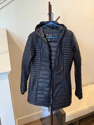 Женская зимняя куртка-парка Kuhl Spyfire пуховая с капюшоном черная размер средний - Изображение 1 из 3