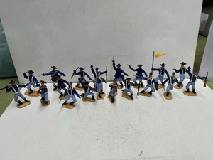 Timpo Swoppet Toys 54mm U.S. 7th Calvary Lot#1 19pcs - Picture 1 of 4