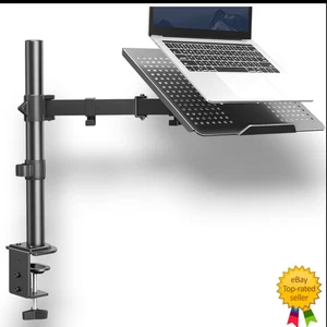 Bandeja ventilada brazo monitor 17' a 32' soporte escritorio portátil totalmente ajustable - Imagen 1 de 6