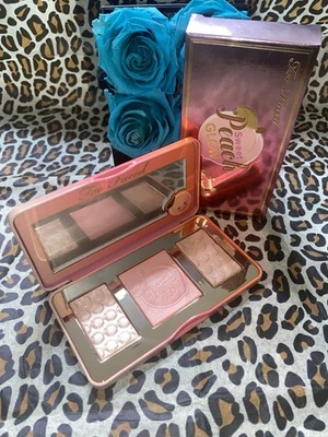 Too Faced SWEET PEACH GLOW Blush Bronzer Palette Limited Edition Authentic NIB - Image 1 of 4
