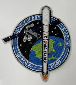 SPACEX Intelesat 35e FALCON 9 Launch Satellite Mission Patch Authentic - Picture 1 of 2