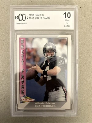 Pacific 1991 - Brett Favre #551 (RC) Foto 1 de 2