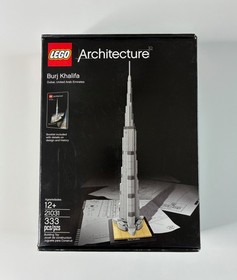 NOB - 100% Complete (Built) LEGO Architecture Set (21031) - Burj Khalifa