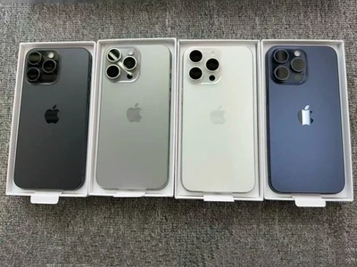 Very Good Apple iPhon 15 Pro Max Unlocked 5G - 256GB/512GB - Face ID Sealed